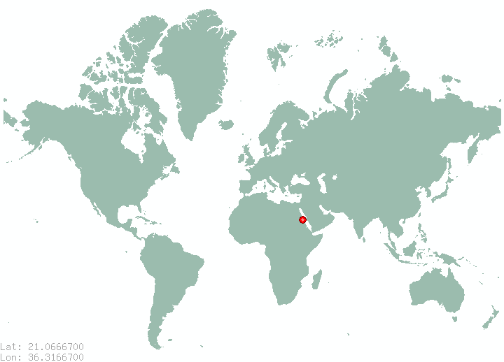 Gebeit in world map