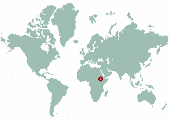 Blue Nile in world map